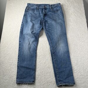 Todd Snyder Jeans Men's 34x34 (36x31) Light Selvedge Denim Slim Fit Button Fly